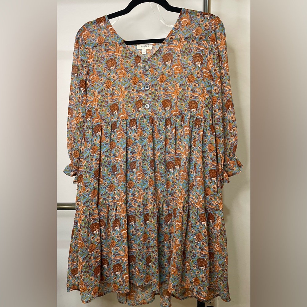 Gorgeous fall color mini dress